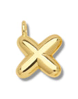 Initial Bubble for Necklace - Gold