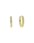 Girls Frosted Hoops - Gold or Silver