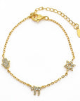 Chai & Shine Bracelet - Gold