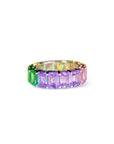 Multicolor Sapphire Eternity