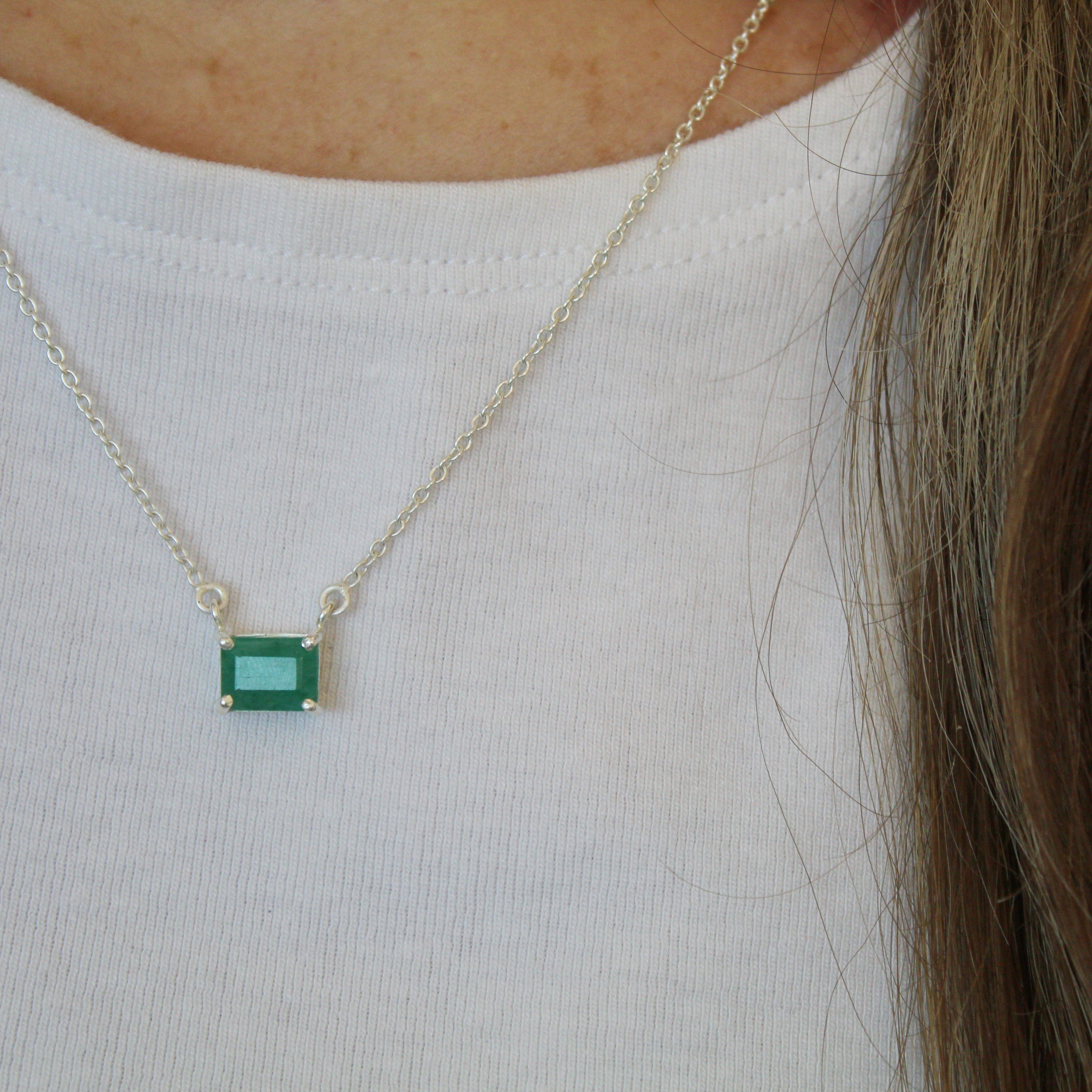 Natural Emerald Necklace
