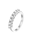 Moissanite Half Eternity