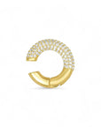 Chunky Pave Cuff - Gold