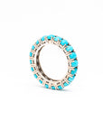 Natural Oval Turquoise Eternity