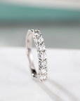 Moissanite Half Eternity