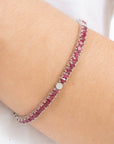 Pre-Order Natural Ruby Pave Tennis