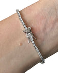 Classic Tennis Bracelet - Brass - 2mm