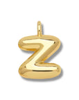 Initial Bubble for Necklace - Gold