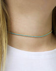 Sparkly Choker - Turquesa