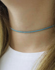 Sparkly Choker - Turquesa
