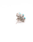 Natural Turquoise Blooming Flowers - Small