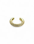 Dainty Pave Cuff - Gold
