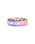 Multicolor Sapphire Eternity