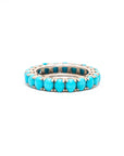 Natural Oval Turquoise Eternity