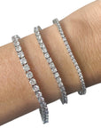 Classic Tennis Bracelet - Brass - 2mm