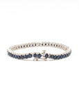 Natural Blue Sapphire Pave Tennis