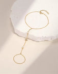 Pearls & Flowers Hand Chain