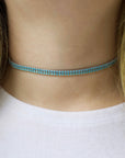 Sparkly Choker - Turquesa