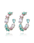 Cotton Candy Multishape Hoops