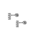 Pave Bar Stud