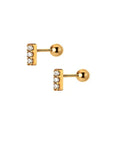 Pave Bar Stud