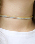 Sugared Sparkle Choker Necklace - Silver