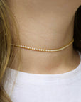 Sparkly Choker - Gold