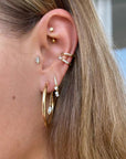 Classic Twist Hoops - Gold