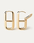 Buckle Hoops - Gold
