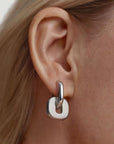 Link Pop Earring - Platinum