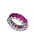 Natural Ruby Baguette Eternity