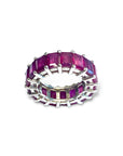 Natural Ruby Baguette Eternity