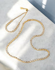 Ovals Tennis Necklace - Platinum