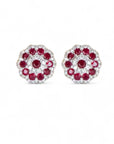 Peppermint Flower Studs