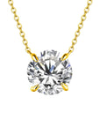 Moissanite Solitaire Necklace
