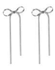 Coquette Drop - Long - Silver