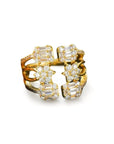 Fun Flower Ring - Gold