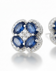 Pre-Order Natural Blue Sapphire Cutie Flower Studs