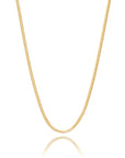 Cutie Initial Herringbone Necklace