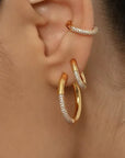 Half Frosted Hoops