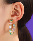 Cotton Candy Multishape Hoops