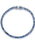 Blue Sapphire Tennis Bracelet