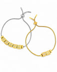 Cutie Initial Metallic Bracelet