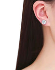 Magnetic Moissanite Studs
