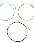 Colorful Tennis Anklet
