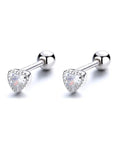 Heart Studs