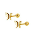 Tiny Butterfly Studs