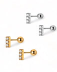 Pave Bar Stud