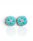 Turquoise Taffy Stud