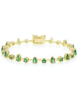 Green Multishape Bracelet